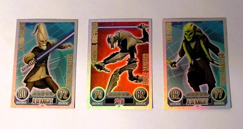 Topps force attax cards - force, x3