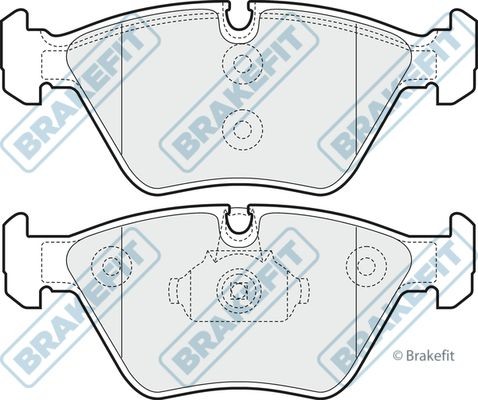 Apec blue front - blue, brake