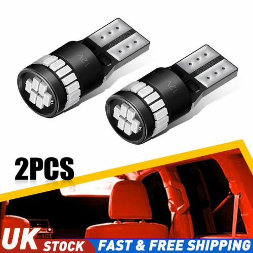 T10 w5w 501 led bulbs - t10, red