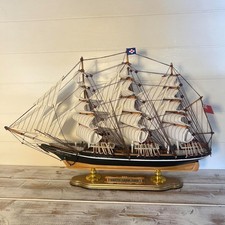 Cutty Sark Model Ship 52cm | Fully Rigged Nautical Sailboat Decor Yatch