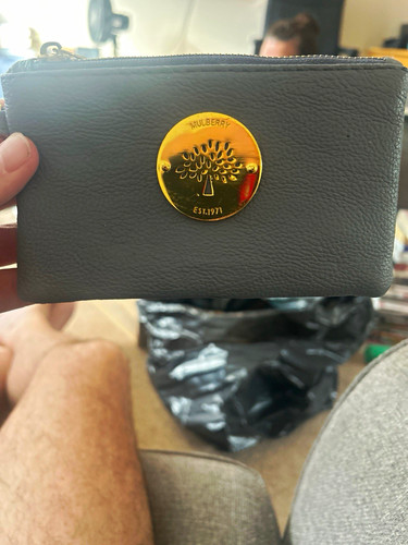Mulberry zip pouch tree - mulberry,