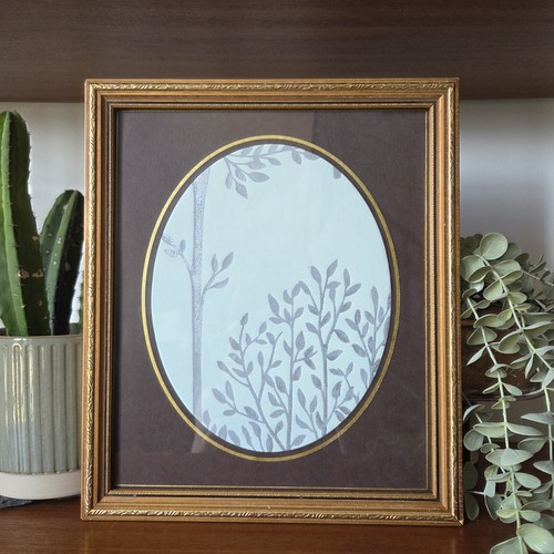 Vintage large gilt - gilt, wood
