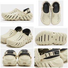 CROCS ECHO CLOG WOMEN'S Beige - Size UK 5/EUR 37-38 No Box