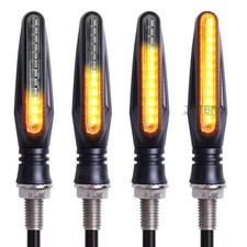 4x Motorcycle 12 LED Turn Signal Light Blinker Indicator For Suzuki GZ250 GZ125