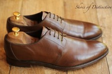 Loake 1880 Gladstone Brown Leather Derby Shoes UK 9.5 F US 10.5 EU 43.5