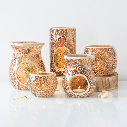 Crackle glass candle oil - crackle, candle/oil