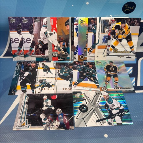 Joe thornton card lot - -,