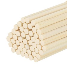 50 Pack Wooden Dowel Rods