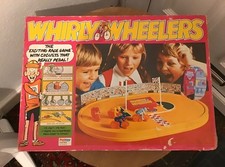 Vintage Palitoy Whirly Wheelers Pedalling Cycle Racing Game Complete & Working