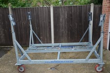 Yacht/boat cradle, galvanised, heavy duty, manoeuverable