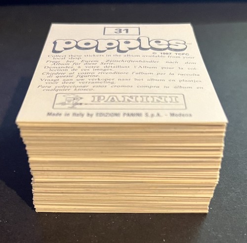 Panini popples 1987 job - popples,