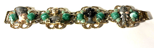Vintage egyptian revival gold - vintage,
