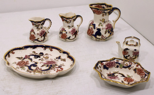 Masons blue mandalay pattern - masons,