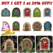 Wooden Mini Fairy Garden Door