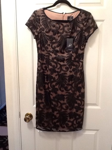 Shimmery taupe dress sequins - shimmery,