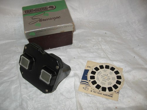 Vintage black bakelite view - black,