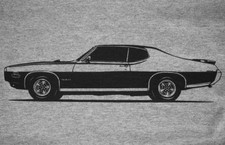 1969 Pontiac GTO JUDGE t-shirt, 69 Le Mans the goat 