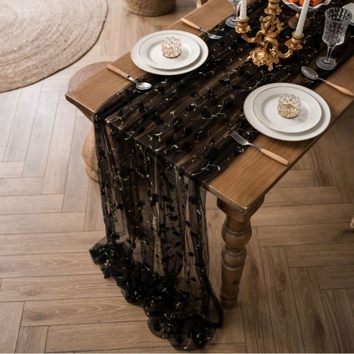 French style tulle table - french,