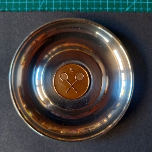 Silver plated coin dish - dish, with