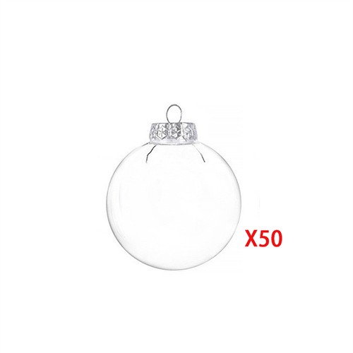 50pcs clear plastic ball - 1~50pcs,