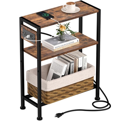 Small narrow side table - side,