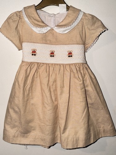 Baby girls smocked - girls, teddy