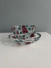 Walther Glas Decorative Bowl And Candy Platter ( Possibly Vintage )
