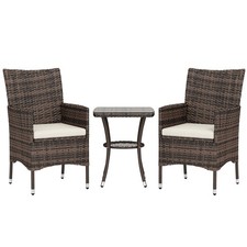 Outsunny Rattan Bistro Set