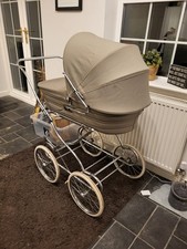 Vintage silver cross pram - vintage,