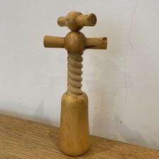 Vintage French Wooden Signed
