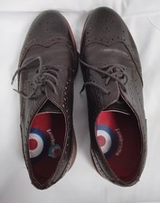 Lambretta Size 8 Leather Brogues Brown Formal Shoes - SH -WR25