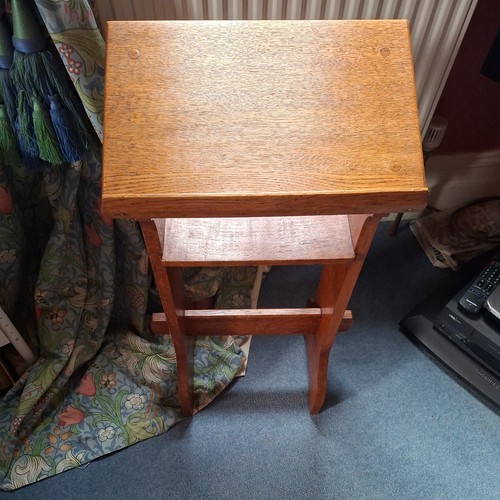 Solid oak lecturn hand made - oak,