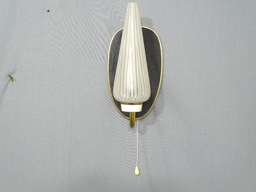 50s wall light - wire, mesh