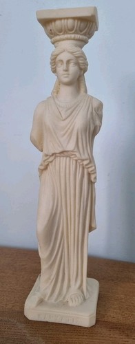 Alabaster caryatid greek - alabaster,