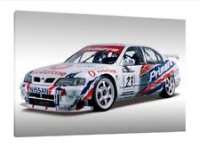 Nissan Primera Touring Car 30x20 Inch Canvas - Framed Picture Print BTCC 