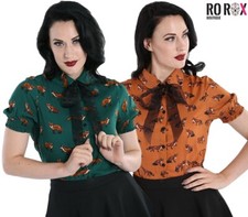Hell Bunny Vixey Blouse Fox