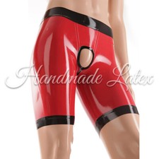 Men Latex Boxer Shorts with
