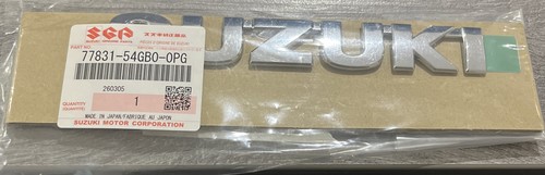 Genuine oem suzuki - oem, rear