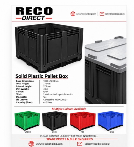 New black 610 ltr - 610, rigid