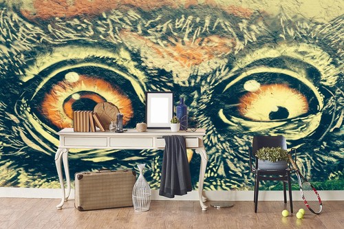 Graffiti wall mural - 3d,
