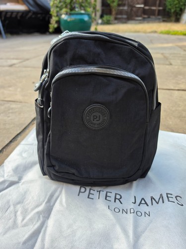 Peter james black rucksack - james, bag