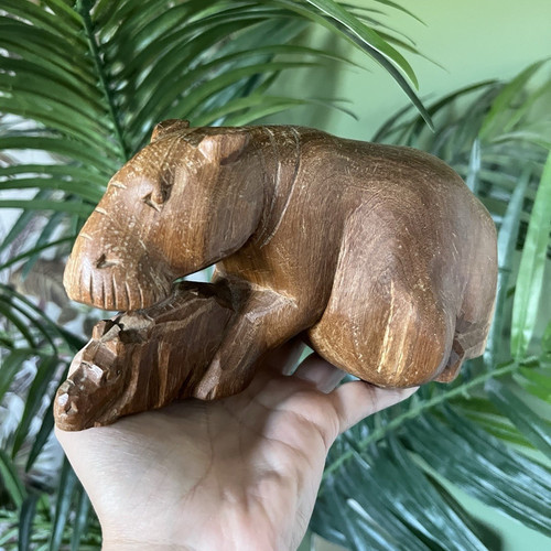 Hand carved wooden - hand,