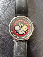 D&G Men's Weight Watch Chronograph Black Dial