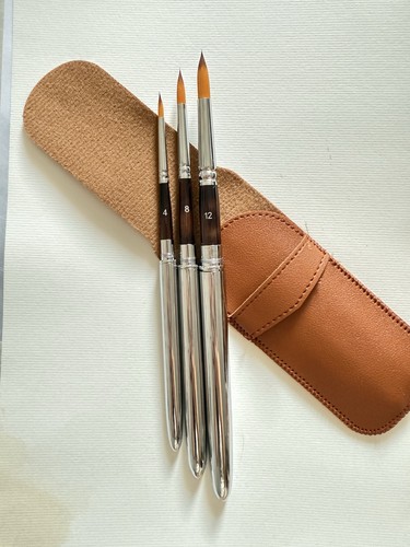 Travel brash set - set, watercolour