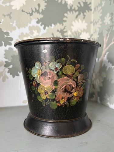 Vintage tin toleware hand - vintage,