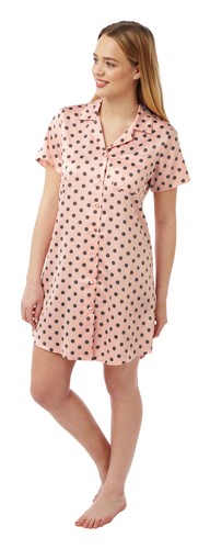 Ladies button front satin - ladies,