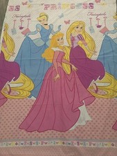 Girls Disney Princess Single Duvet Cover And Pillow Case Set Reversible