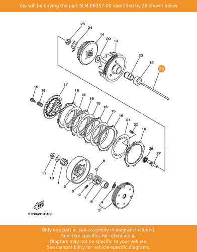 Yamaha rod push - rod,,