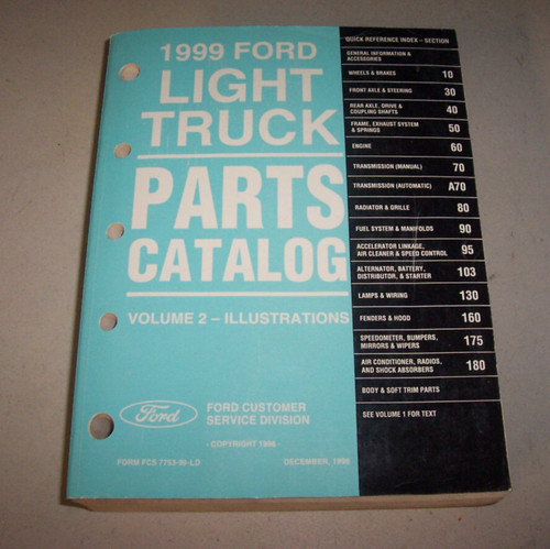 1999 ford ranger parts - ranger, catalog