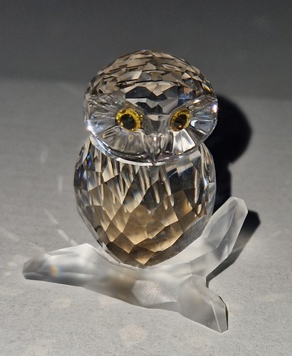 Swarovski crystal brown owl - swarovski,